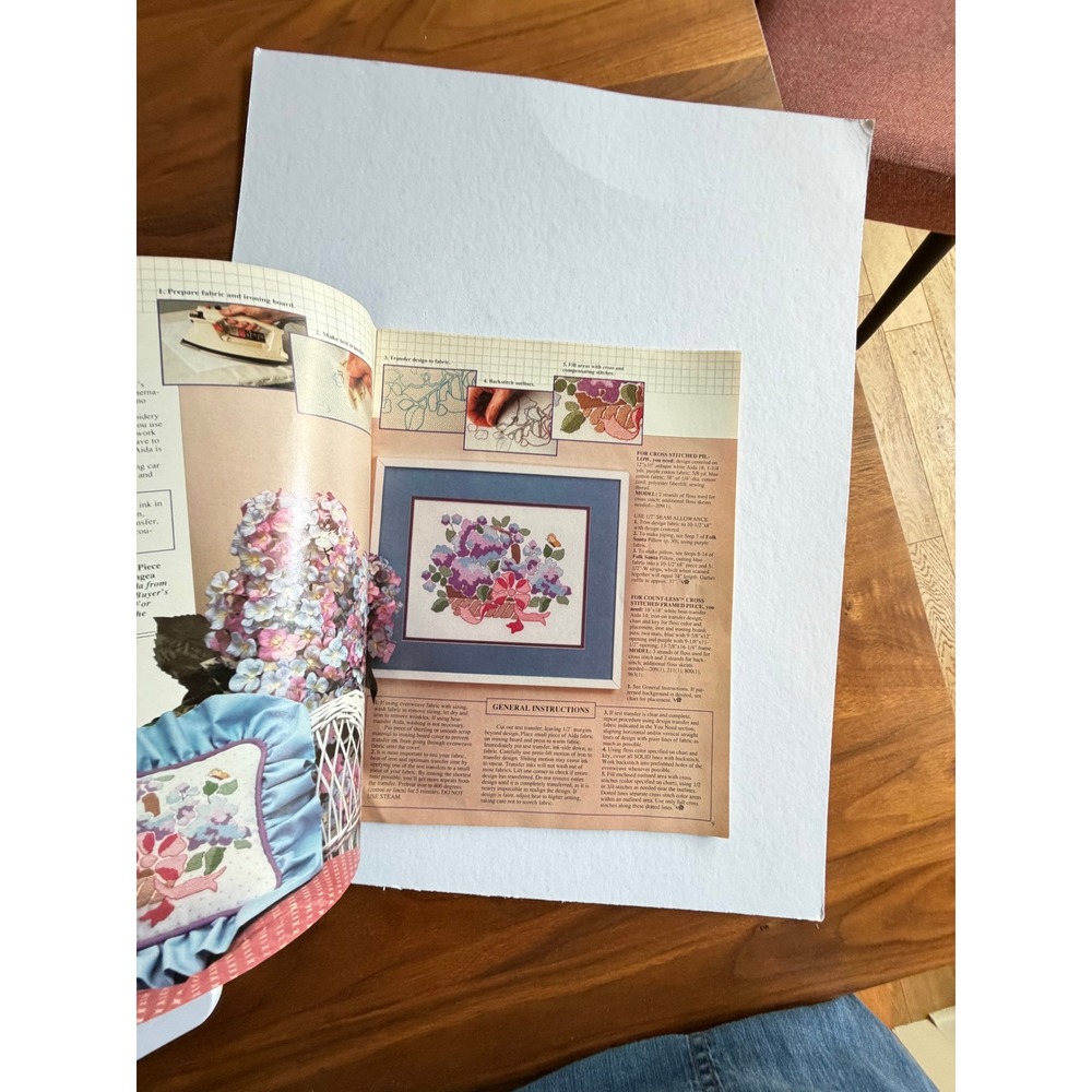 VTG Cross Stitch & Country Crafts Magazine May June 1988 Cross Stitch Patterns - Picture 6 of 12